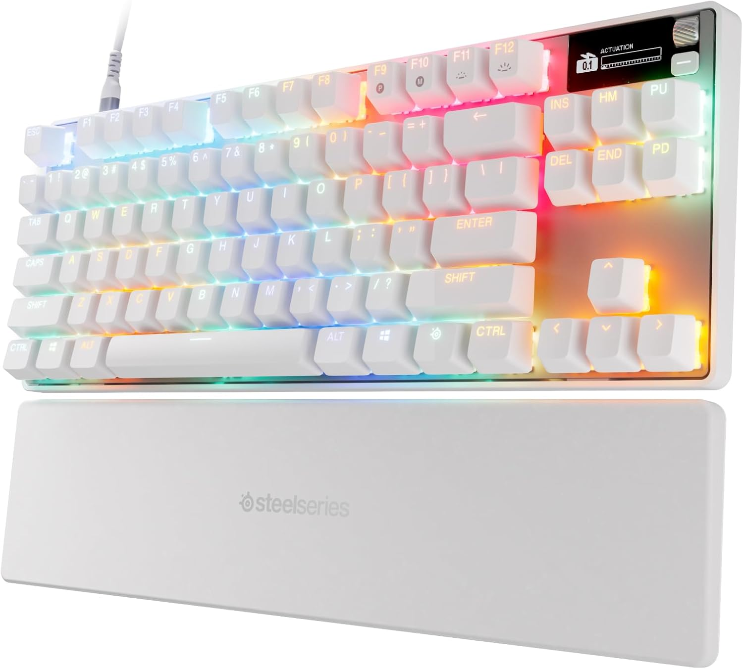 Steelseries Apex Pro TKL Gen3 Gaming Keyboard - White Steelseries Apex Pro TKL Gen3 Gaming Keyboard - White